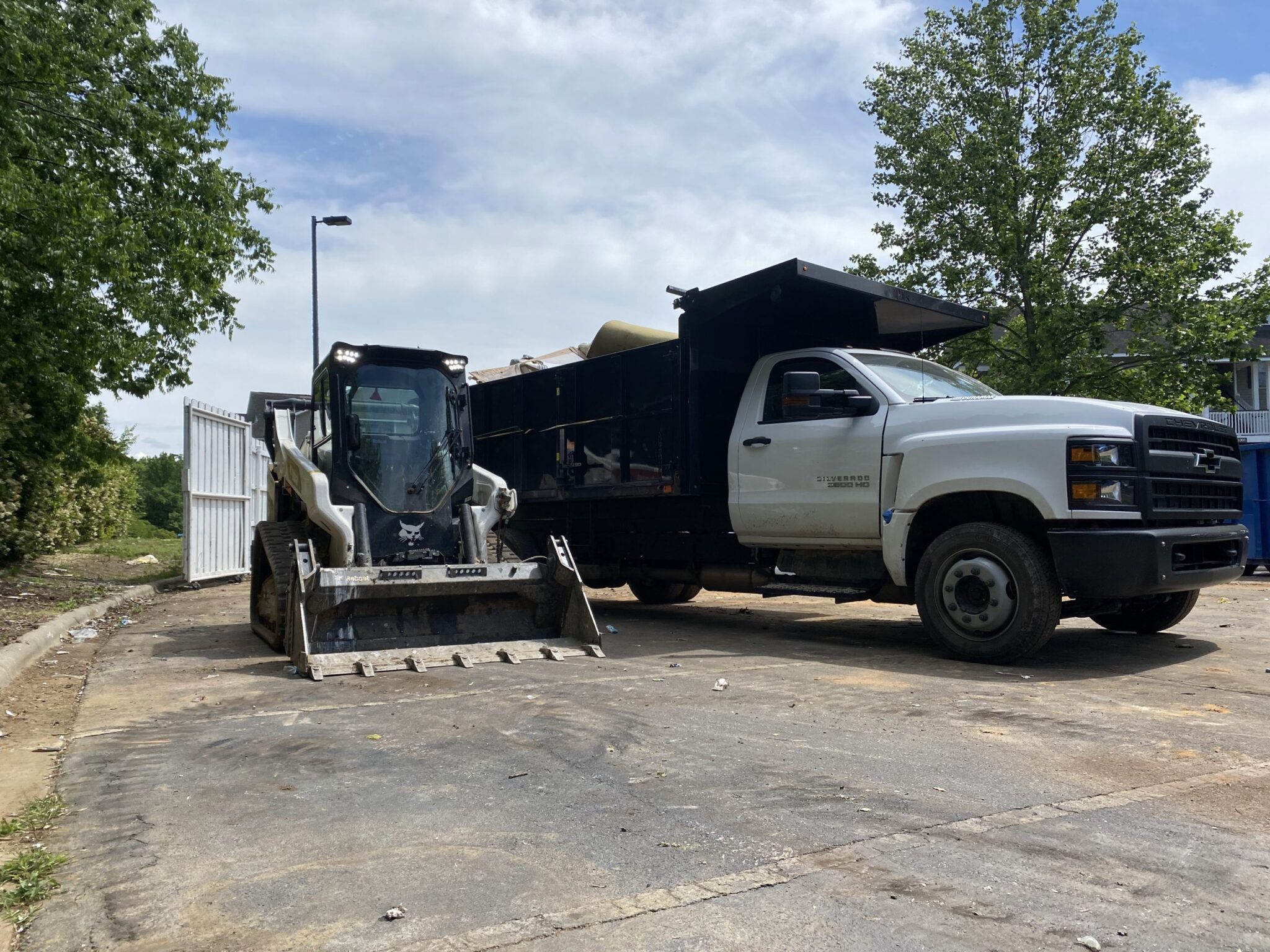 Junk Raider team providing junk removal service in Winston-Salem