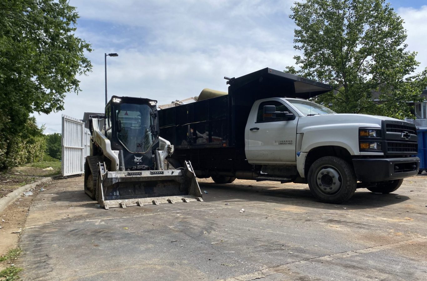 Junk Raider team providing junk removal service in Winston-Salem